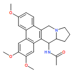 Acetamide, N-[(13aS,14S)-9,11,12,13,13a,14-hexahydro-2,3,6-trimethoxydibenzo[f,h]pyrrolo[1,2-b]isoquinolin-14-yl]-