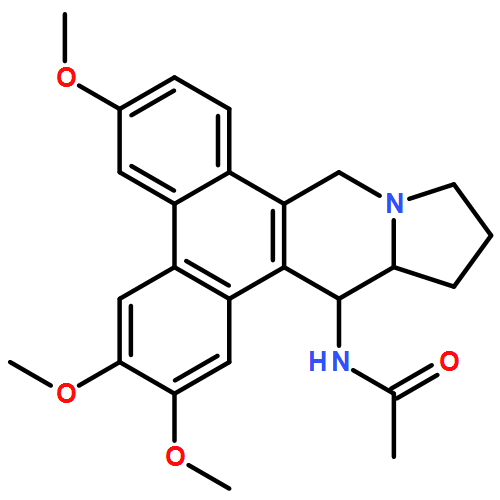 Acetamide, N-[(13aS,14S)-9,11,12,13,13a,14-hexahydro-2,3,6-trimethoxydibenzo[f,h]pyrrolo[1,2-b]isoquinolin-14-yl]-