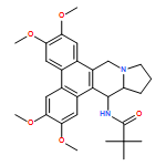 Propanamide, N-[(13aS,14S)-9,11,12,13,13a,14-hexahydro-2,3,6,7-tetramethoxydibenzo[f,h]pyrrolo[1,2-b]isoquinolin-14-yl]-2,2-dimethyl-