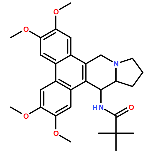 Propanamide, N-[(13aS,14S)-9,11,12,13,13a,14-hexahydro-2,3,6,7-tetramethoxydibenzo[f,h]pyrrolo[1,2-b]isoquinolin-14-yl]-2,2-dimethyl-