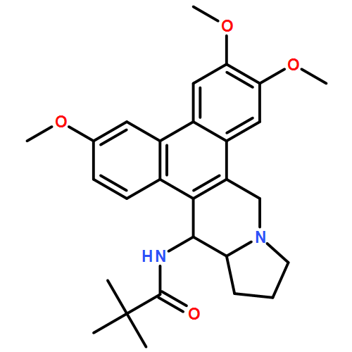 Propanamide, N-[(13aS,14S)-9,11,12,13,13a,14-hexahydro-3,6,7-trimethoxydibenzo[f,h]pyrrolo[1,2-b]isoquinolin-14-yl]-2,2-dimethyl-