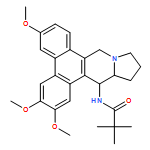 Propanamide, N-[(13aS,14S)-9,11,12,13,13a,14-hexahydro-2,3,6-trimethoxydibenzo[f,h]pyrrolo[1,2-b]isoquinolin-14-yl]-2,2-dimethyl-