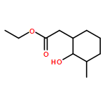 Cyclohexaneacetic acid, 2-hydroxy-3-methyl-, ethyl ester