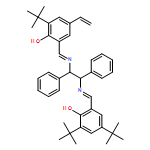 Phenol, 2,4-bis(1,1-dimethylethyl)-6-[[[(1R,2R)-2-[[[3-(1,1-dimethylethyl)-5-ethenyl-2-hydroxyphenyl]methylene]amino]-1,2-diphenylethyl]imino]methyl]-