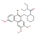 2-Piperidinecarboxamide, 1-[(10-bromo-3,6,7-trimethoxy-9-phenanthrenyl)methyl]-N,N-diethyl-, (2S)-