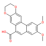 Phenanthro[3,2-b][1,4]dioxin-6-carboxylic acid, 9,10-dihydro-2,3-dimethoxy-