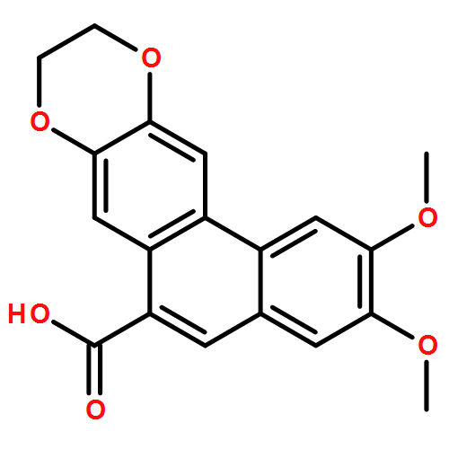 Phenanthro[3,2-b][1,4]dioxin-6-carboxylic acid, 9,10-dihydro-2,3-dimethoxy-