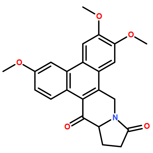 Dibenzo[f,h]pyrrolo[1,2-b]isoquinoline-11,14(9H,12H)-dione, 13,13a-dihydro-3,6,7-trimethoxy-, (13aS)-