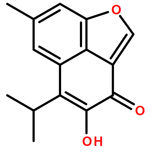 3H-Naphtho[1,8-bc]furan-3-one, 4-hydroxy-7-methyl-5-(1-methylethyl)-