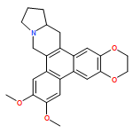 Benzo[h]-1,4-benzodioxino[6,7-f]pyrrolo[1,2-b]isoquinoline, 2,3,10,12,13,14,14a,15-octahydro-7,8-dimethoxy-