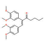 1-Hepten-3-one, 1,2-bis(3,4-dimethoxyphenyl)-, (1E)-