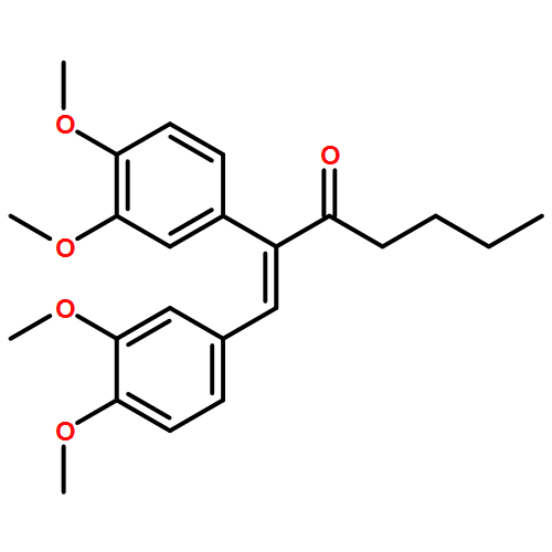 1-Hepten-3-one, 1,2-bis(3,4-dimethoxyphenyl)-, (1E)-