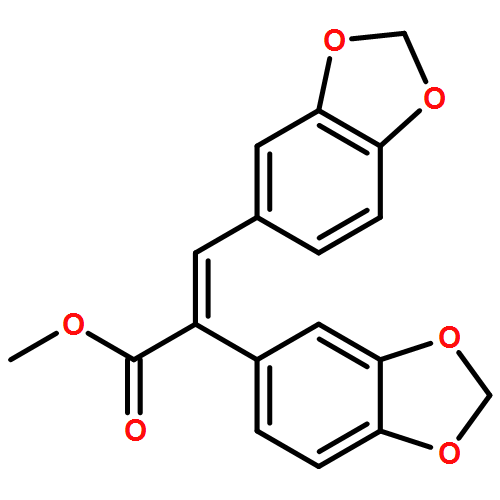 1,3-Benzodioxole-5-acetic acid, α-(1,3-benzodioxol-5-ylmethylene)-, methyl ester, (αE)-