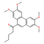 1-Pentanone, 1-(2,3,6,7-tetramethoxy-9-phenanthrenyl)-