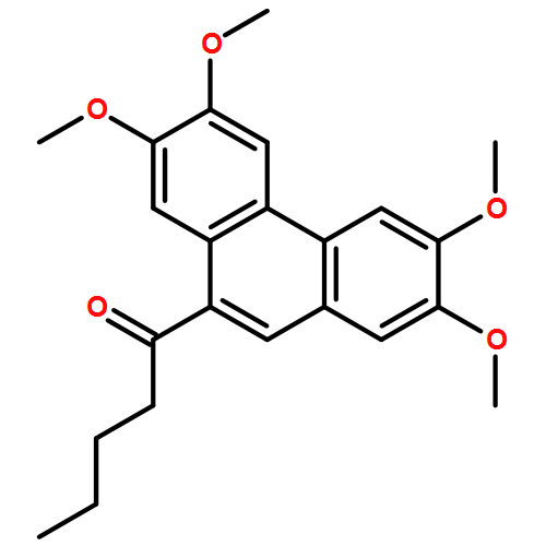 1-Pentanone, 1-(2,3,6,7-tetramethoxy-9-phenanthrenyl)-