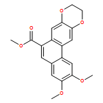 Phenanthro[3,2-b][1,4]dioxin-6-carboxylic acid, 9,10-dihydro-2,3-dimethoxy-, methyl ester