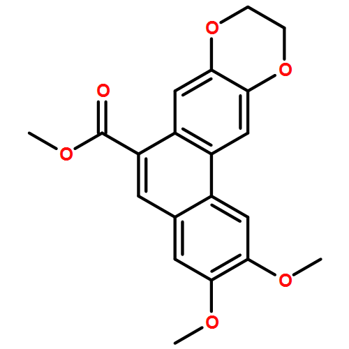 Phenanthro[3,2-b][1,4]dioxin-6-carboxylic acid, 9,10-dihydro-2,3-dimethoxy-, methyl ester