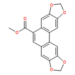 Phenanthro[2,3-d:6,7-d']bis[1,3]dioxole-5-carboxylic acid, methyl ester