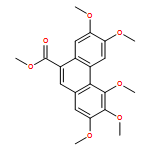 9-Phenanthrenecarboxylic acid, 2,3,4,6,7-pentamethoxy-, methyl ester