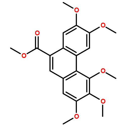 9-Phenanthrenecarboxylic acid, 2,3,4,6,7-pentamethoxy-, methyl ester