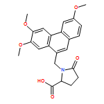 L-Proline, 5-oxo-1-[(3,6,7-trimethoxy-9-phenanthrenyl)methyl]-