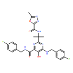 4-Pyrimidinecarboxamide, N-[(4-fluorophenyl)methyl]-6-[[(4-fluorophenyl)methyl]amino]-5-hydroxy-2-[1-methyl-1-[[(5-methyl-1,3,4-oxadiazol-2-yl)carbonyl]amino]ethyl]-