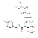 Ethanediamide, N2-[1-[5-(acetyloxy)-4-[[[(4-fluorophenyl)methyl]amino]carbonyl]-1,6-dihydro-1-methyl-6-oxo-2-pyrimidinyl]-1-methylethyl]-N1,N1-diethyl-