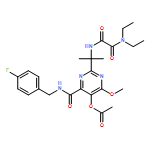 Ethanediamide, N2-[1-[5-(acetyloxy)-4-[[[(4-fluorophenyl)methyl]amino]carbonyl]-6-methoxy-2-pyrimidinyl]-1-methylethyl]-N1,N1-diethyl-