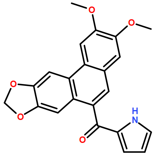 Methanone, (2,3-dimethoxyphenanthro[2,3-d][1,3]dioxol-6-yl)-1H-pyrrol-2-yl-