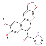 Methanone, (2,3-dimethoxyphenanthro[2,3-d][1,3]dioxol-5-yl)-1H-pyrrol-2-yl-