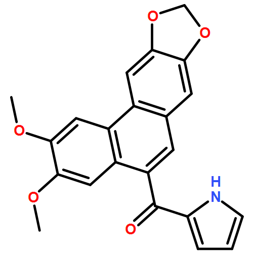 Methanone, (2,3-dimethoxyphenanthro[2,3-d][1,3]dioxol-5-yl)-1H-pyrrol-2-yl-