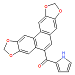 Methanone, phenanthro[2,3-d:6,7-d']bis[1,3]dioxol-5-yl-1H-pyrrol-2-yl-