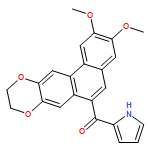 Methanone, (9,10-dihydro-2,3-dimethoxyphenanthro[3,2-b][1,4]dioxin-6-yl)-1H-pyrrol-2-yl-