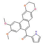 Methanone, (9,10-dihydro-2,3-dimethoxyphenanthro[3,2-b][1,4]dioxin-5-yl)-1H-pyrrol-2-yl-