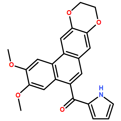 Methanone, (9,10-dihydro-2,3-dimethoxyphenanthro[3,2-b][1,4]dioxin-5-yl)-1H-pyrrol-2-yl-