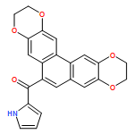 Methanone, 1H-pyrrol-2-yl(2,3,10,11-tetrahydrophenanthro[2,3-b:6,7-b']bis[1,4]dioxin-6-yl)-