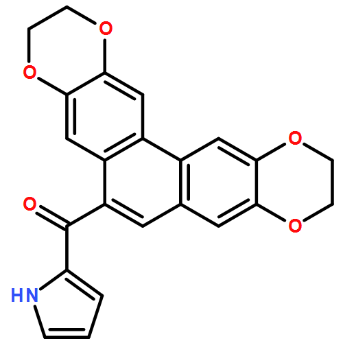 Methanone, 1H-pyrrol-2-yl(2,3,10,11-tetrahydrophenanthro[2,3-b:6,7-b']bis[1,4]dioxin-6-yl)-