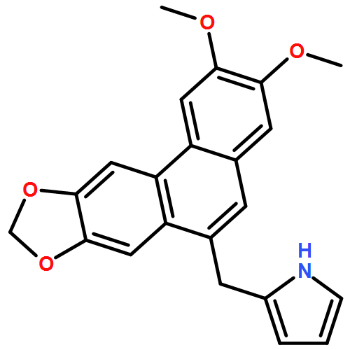 1H-Pyrrole, 2-[(2,3-dimethoxyphenanthro[2,3-d][1,3]dioxol-6-yl)methyl]-