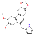 1H-Pyrrole, 2-[(2,3-dimethoxyphenanthro[2,3-d][1,3]dioxol-5-yl)methyl]-