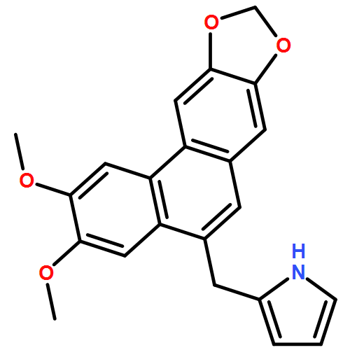 1H-Pyrrole, 2-[(2,3-dimethoxyphenanthro[2,3-d][1,3]dioxol-5-yl)methyl]-