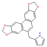 1H-Pyrrole, 2-(phenanthro[2,3-d:6,7-d']bis[1,3]dioxol-5-ylmethyl)-