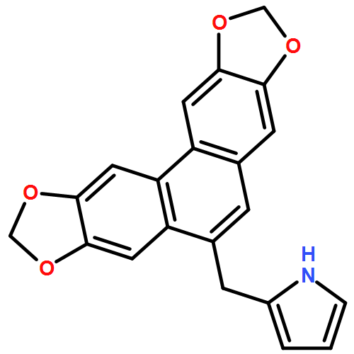 1H-Pyrrole, 2-(phenanthro[2,3-d:6,7-d']bis[1,3]dioxol-5-ylmethyl)-