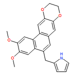 1H-Pyrrole, 2-[(9,10-dihydro-2,3-dimethoxyphenanthro[3,2-b][1,4]dioxin-5-yl)methyl]-