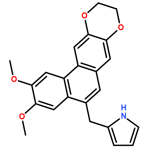 1H-Pyrrole, 2-[(9,10-dihydro-2,3-dimethoxyphenanthro[3,2-b][1,4]dioxin-5-yl)methyl]-