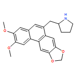 Pyrrolidine, 2-[(2,3-dimethoxyphenanthro[2,3-d][1,3]dioxol-6-yl)methyl]-