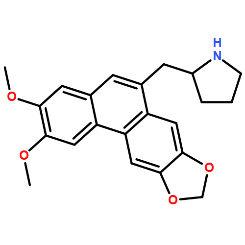 Pyrrolidine, 2-[(2,3-dimethoxyphenanthro[2,3-d][1,3]dioxol-6-yl)methyl]-