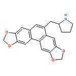 Pyrrolidine, 2-(phenanthro[2,3-d:6,7-d']bis[1,3]dioxol-5-ylmethyl)-