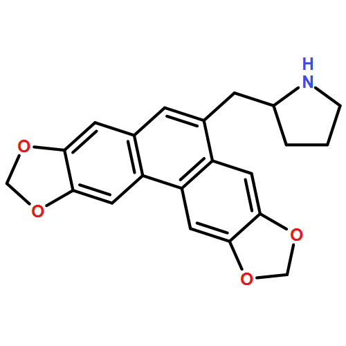 Pyrrolidine, 2-(phenanthro[2,3-d:6,7-d']bis[1,3]dioxol-5-ylmethyl)-