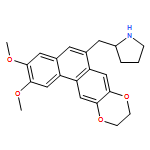 Pyrrolidine, 2-[(9,10-dihydro-2,3-dimethoxyphenanthro[3,2-b][1,4]dioxin-6-yl)methyl]-