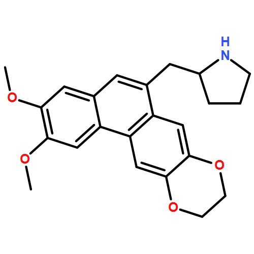 Pyrrolidine, 2-[(9,10-dihydro-2,3-dimethoxyphenanthro[3,2-b][1,4]dioxin-6-yl)methyl]-